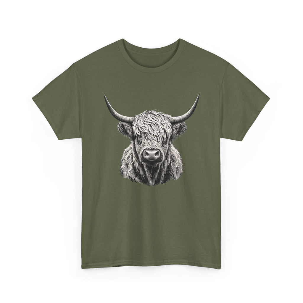 Highland Cow Portrait T-Shirt