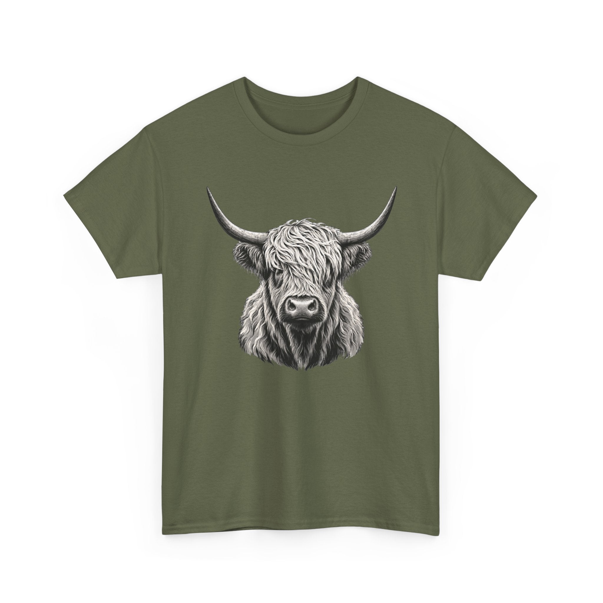 Highland Cow Portrait T-Shirt