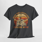 Road Trip Adventures – Explore More Retro Camper Tee
