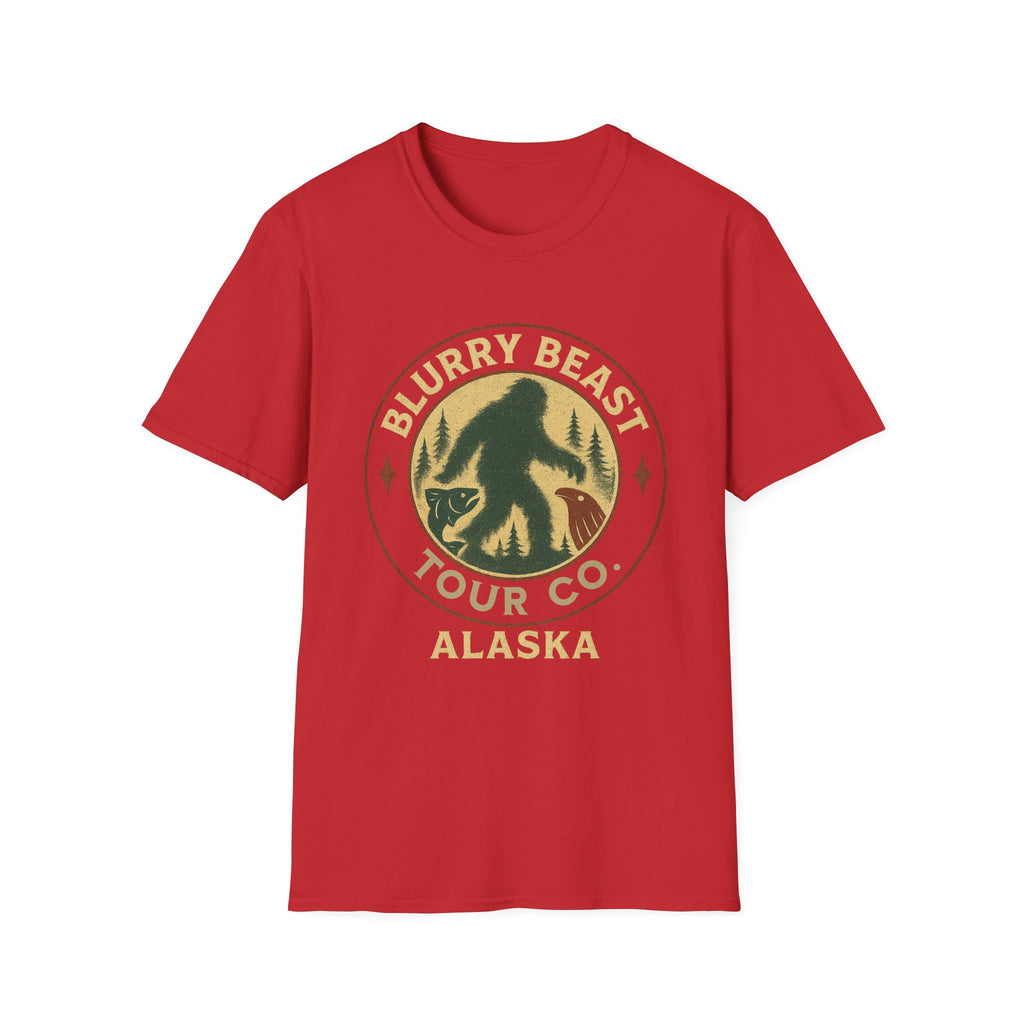 Blurry Beast Alaska T-Shirt – Vintage Bigfoot Tour Co.