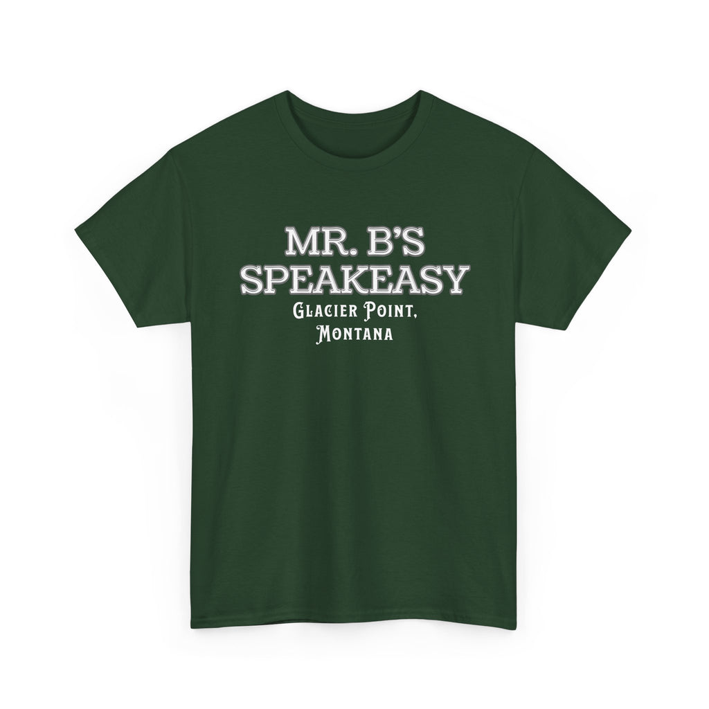 Mr. B’s Speakeasy Tee – Glacier Point, Montana