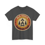 Old Souls Campfire Club Retro T-Shirt | Vintage Sunset Camping Tee