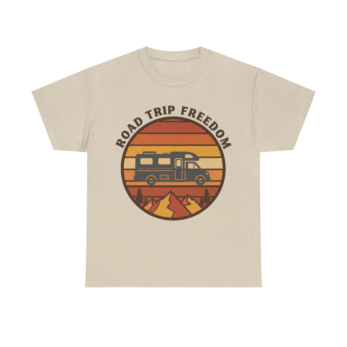Road Trip Freedom – 70s Retro Adventure Tee