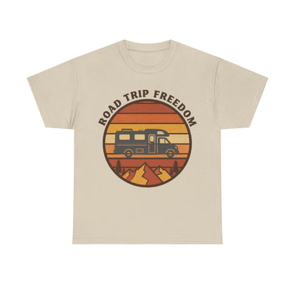 Road Trip Freedom – 70s Retro Adventure Tee