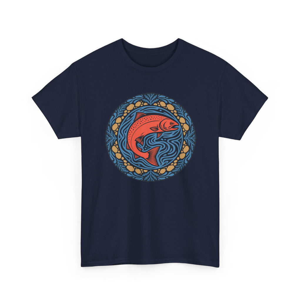 Salmon Mandala T-Shirt