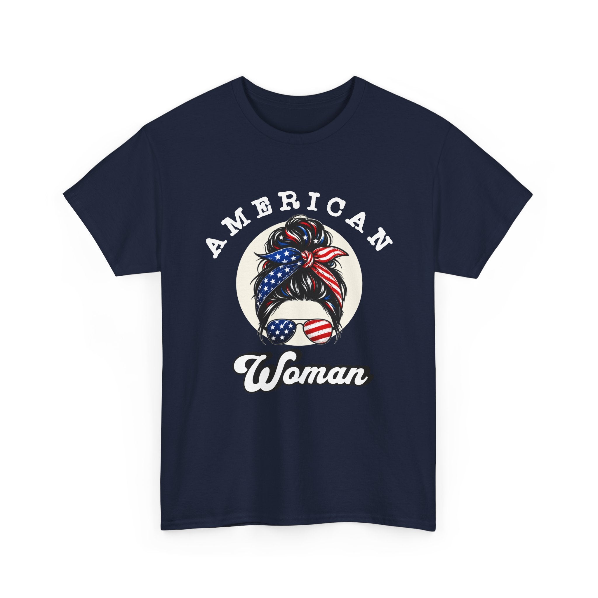 American Woman 4th of July T-Shirt — Summer Fun Patriotic Tee
