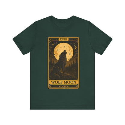 Wolf Moon Alaska | Vintage Mystical Graphic Tee