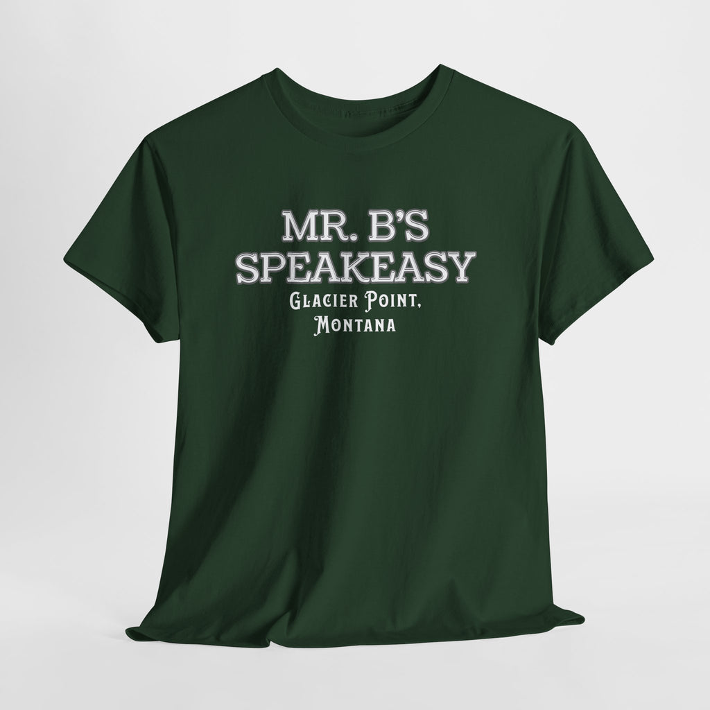 Mr. B’s Speakeasy Tee – Glacier Point, Montana