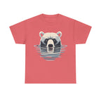 Bear in Water Graphic Tee – Gildan 5000 Heavy Cotton Shirt