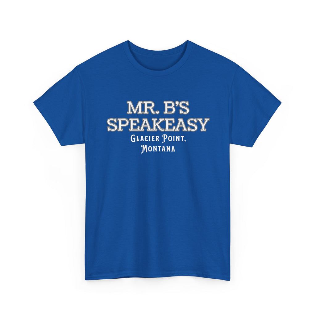 Mr. B’s Speakeasy Tee – Glacier Point, Montana
