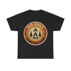 Old Souls Campfire Club Retro T-Shirt | Vintage Sunset Camping Tee