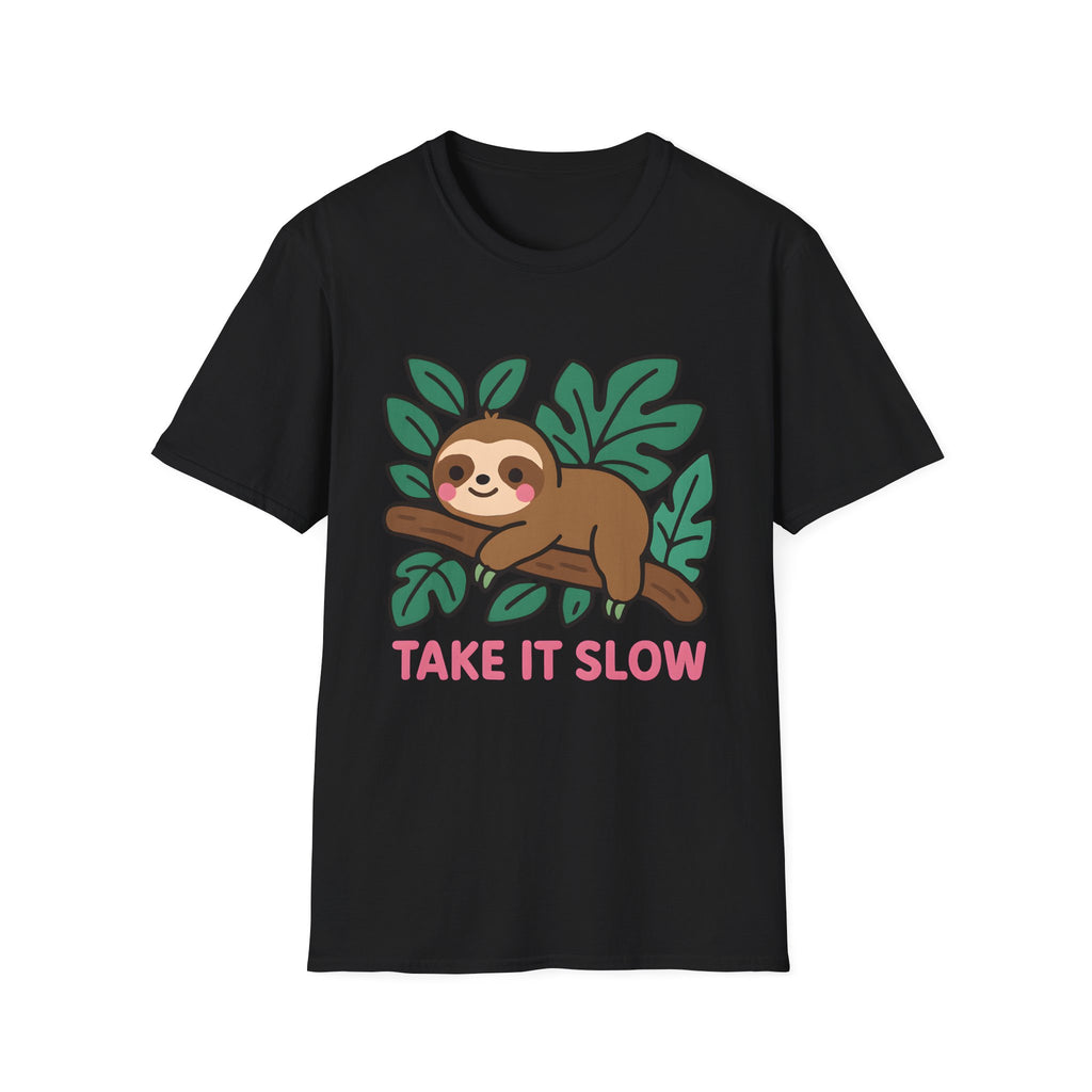 Take It Slow Sloth T-Shirt – Cute Relaxation Vibes Tee