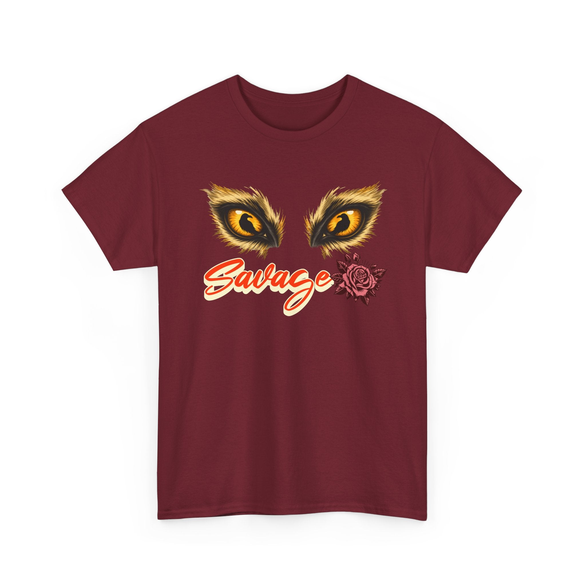 Savage Wolf Eyes — Raven Soul T-shirt