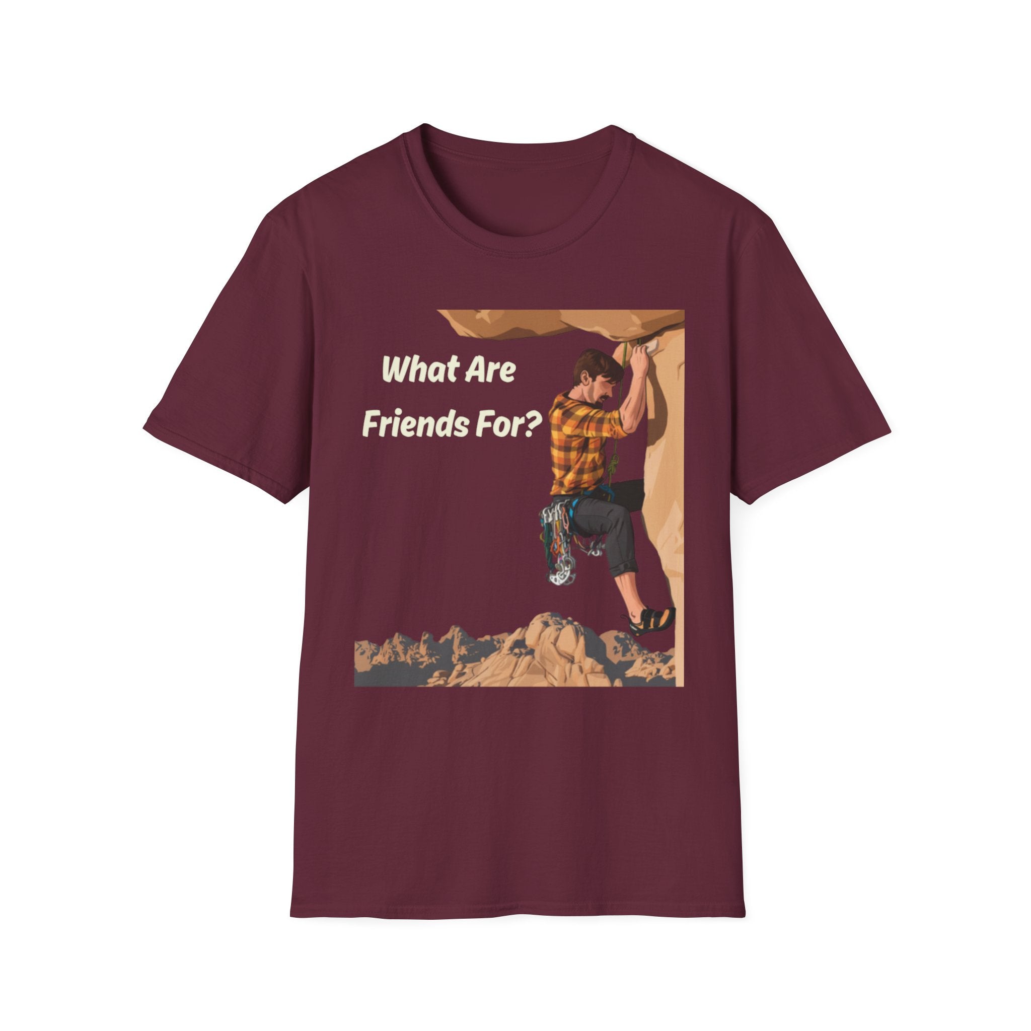 Climber on cliff T-Shirt