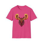 Tribal Moose Spirit T-Shirt – Colorful Totem Animal Design
