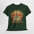 Road Trip Adventures – Explore More Retro Camper Tee