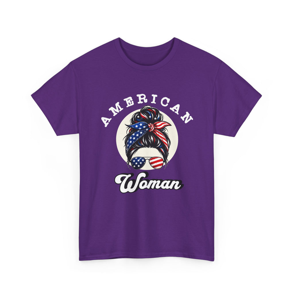 American Woman 4th of July T-Shirt — Summer Fun Patriotic Tee
