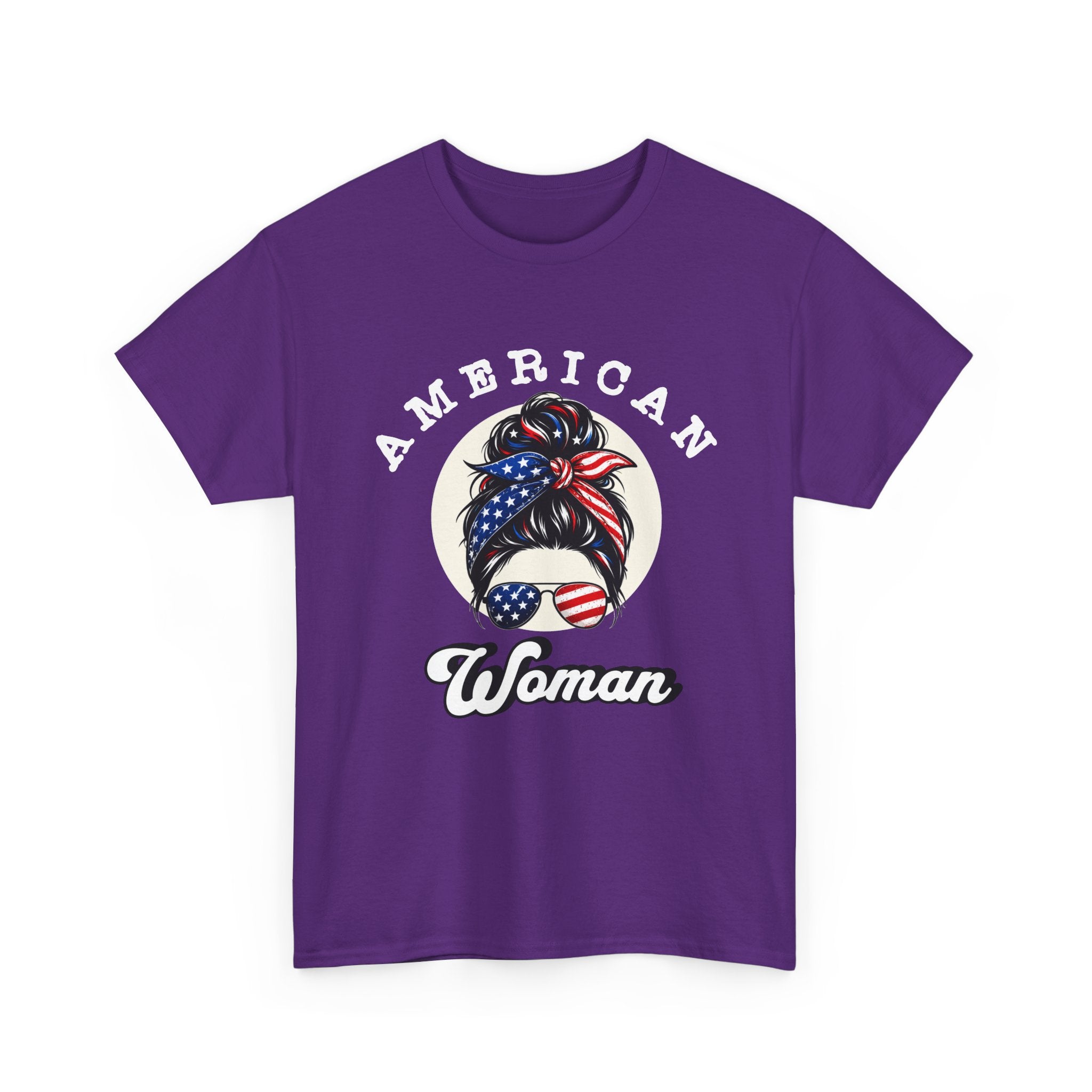 American Woman 4th of July T-Shirt — Summer Fun Patriotic Tee