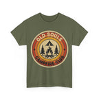 Old Souls Campfire Club Retro T-Shirt | Vintage Sunset Camping Tee
