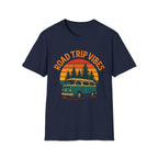 Road Trip Vibes Retro Van T-Shirt