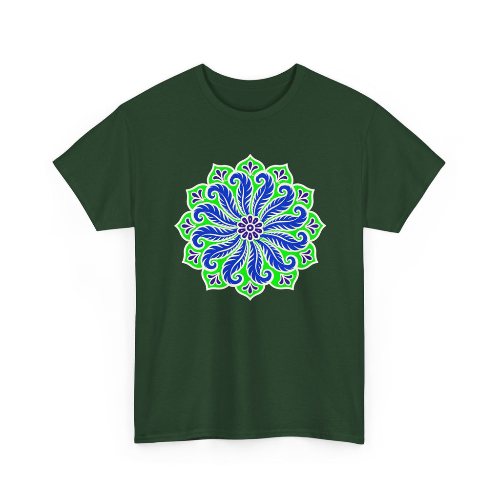 Emerald Feather Rosette T-Shirt