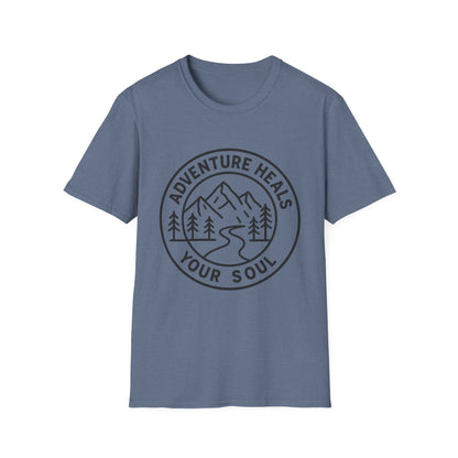 Adventure Heals Your Soul T-Shirt | Vintage Outdoor Hiking Tee