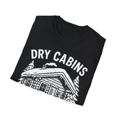 Cozy Cabin T-Shirt, Illustrative T-Shirt, Vintage Alaska Tee, Great Outdoors Wear, Unique Gift for Nature Lovers