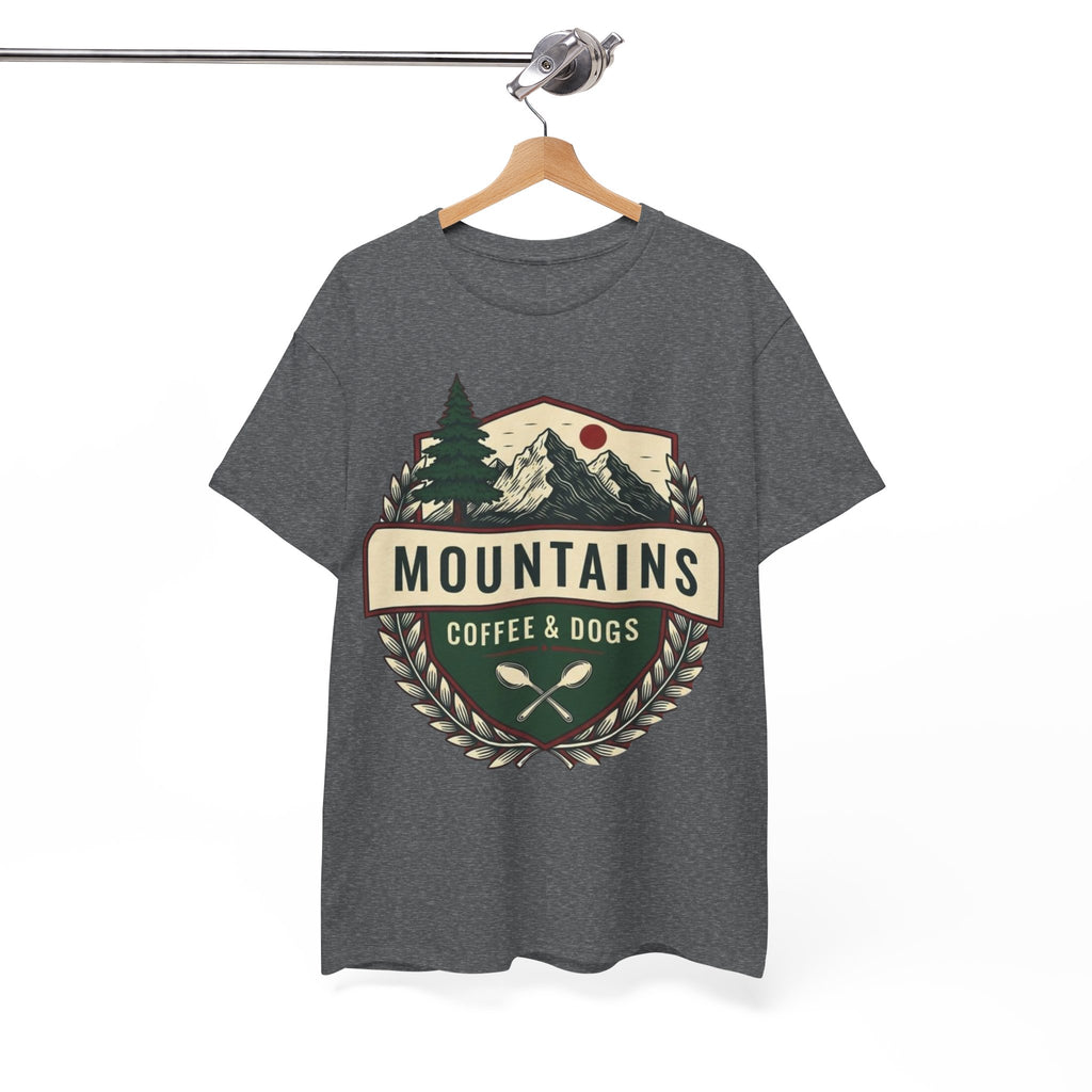 Mountains, Coffee & Dogs Tee