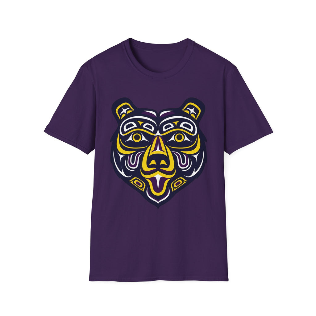 Tribal Spirit Bear T-Shirt – Bold Indigenous-Inspired Animal Art