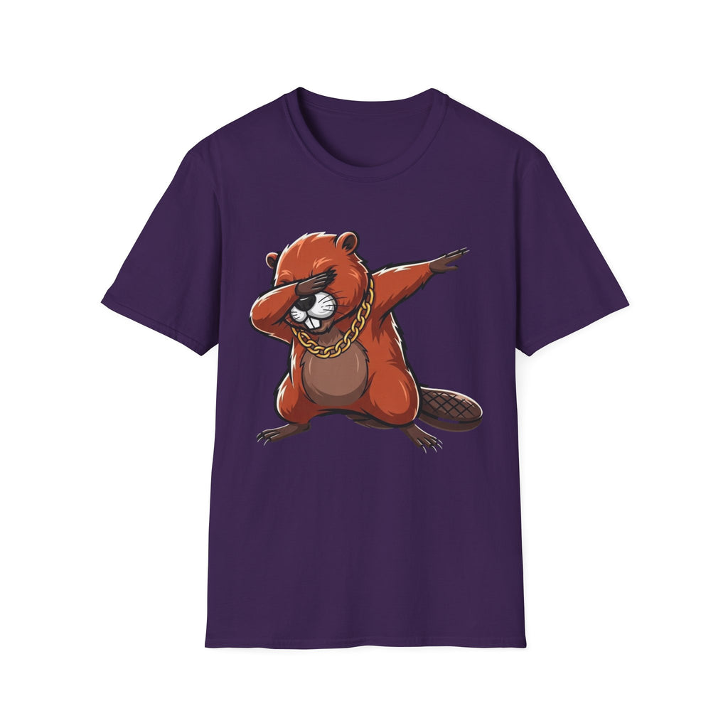 Dabbing Beaver T-Shirt – Funny Cartoon Animal