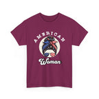 American Woman 4th of July T-Shirt — Summer Fun Patriotic Tee