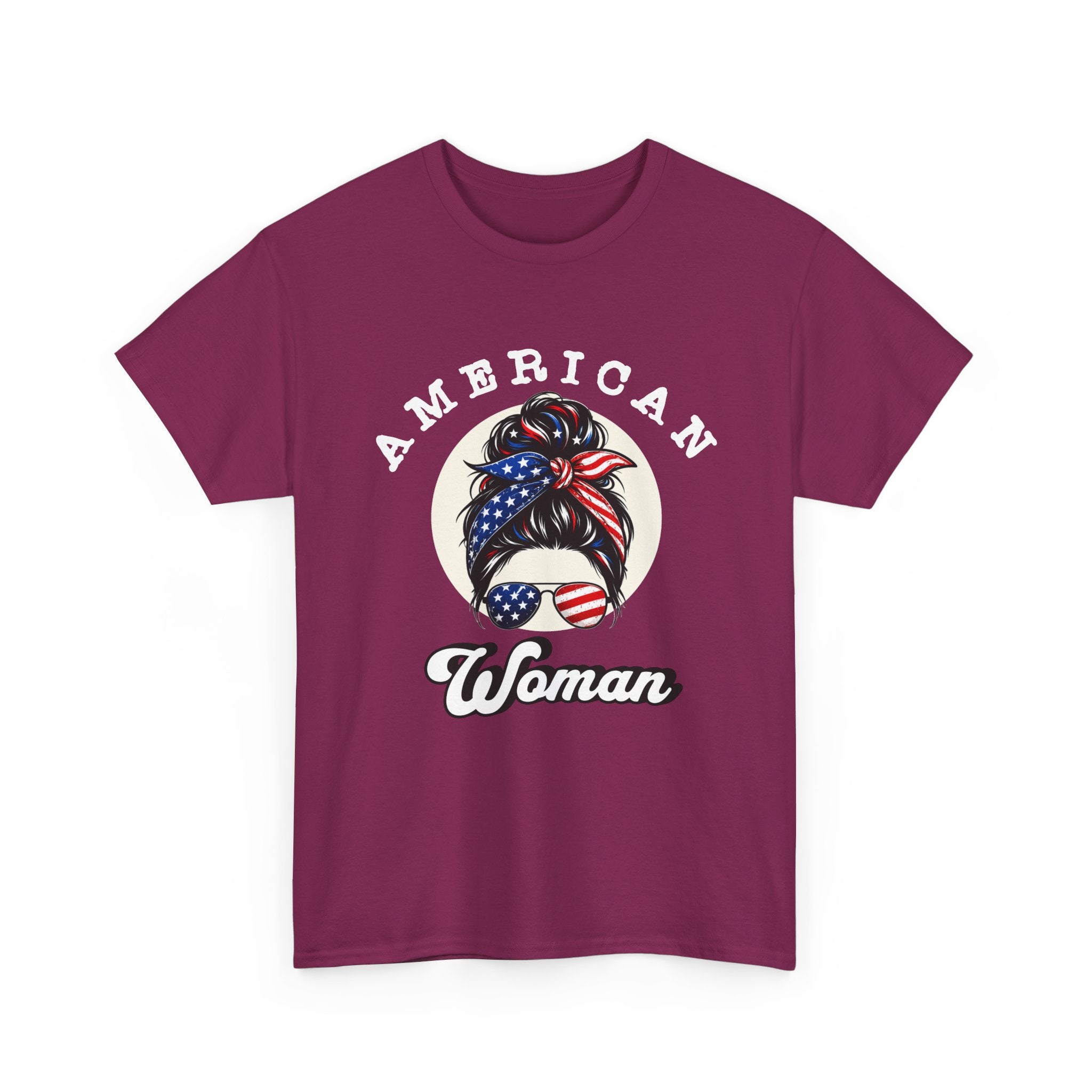 American Woman 4th of July T-Shirt — Summer Fun Patriotic Tee