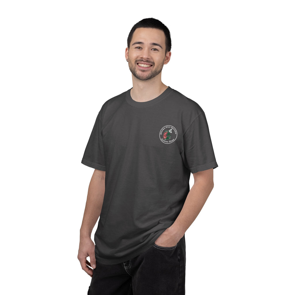 Alaska Fire Service Galena Zone T-Shirt — Salmon Emblem Tee