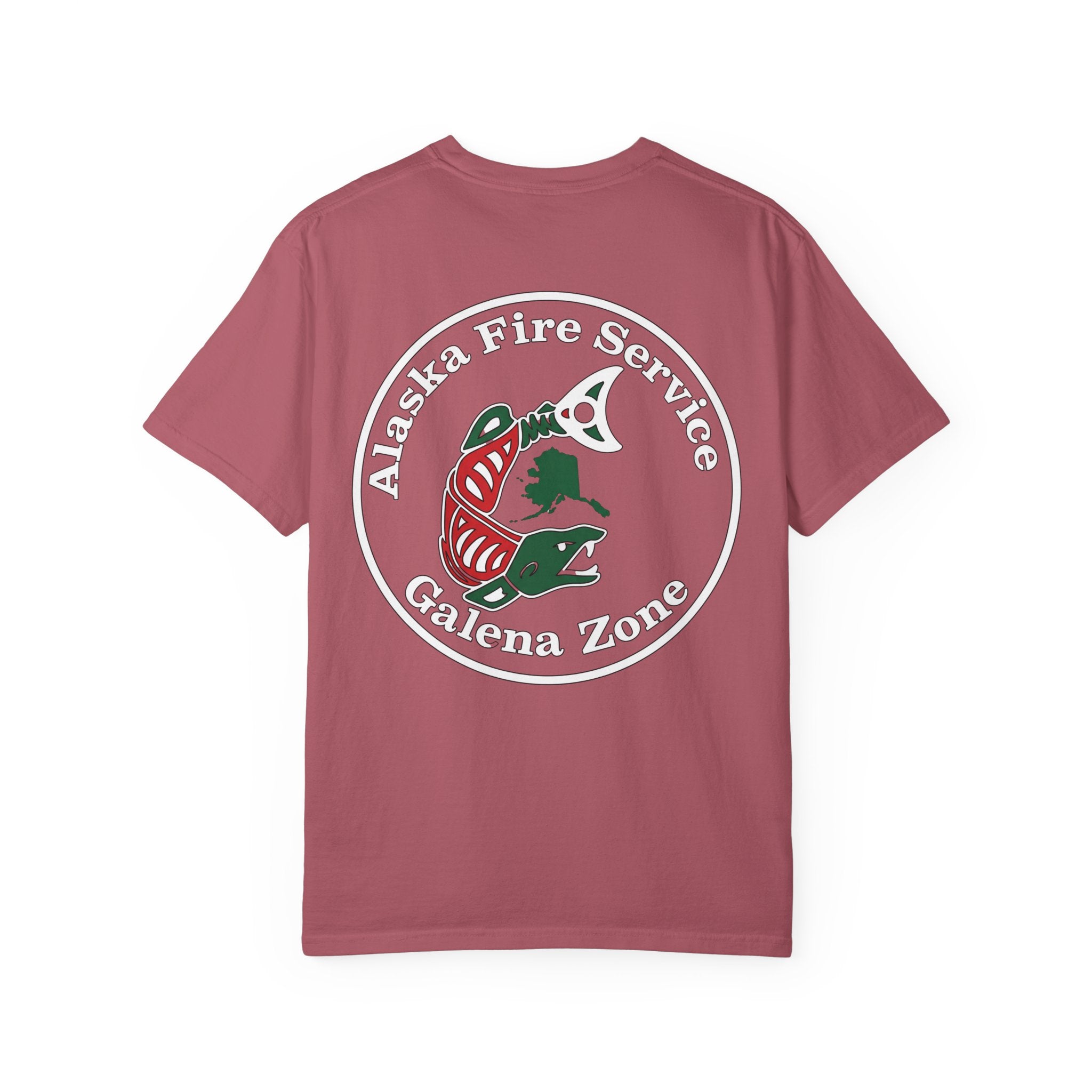 Alaska Fire Service Galena Zone T-Shirt — Salmon Emblem Tee