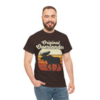 Original Overlander Moose T-Shirt | Retro 1970s Sunset Wilderness Tee