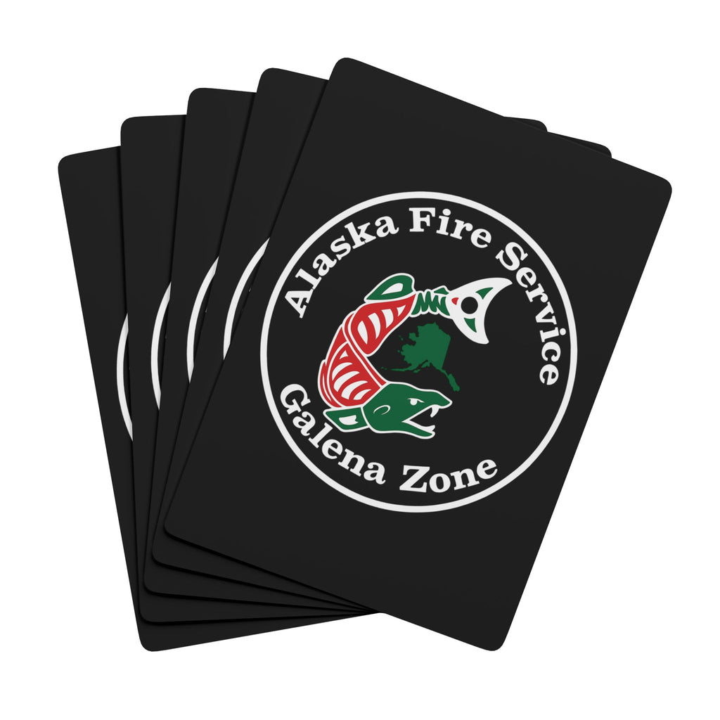 Alaska Fire Service Galena Zone Logo Deck — Poker Playing Cards
