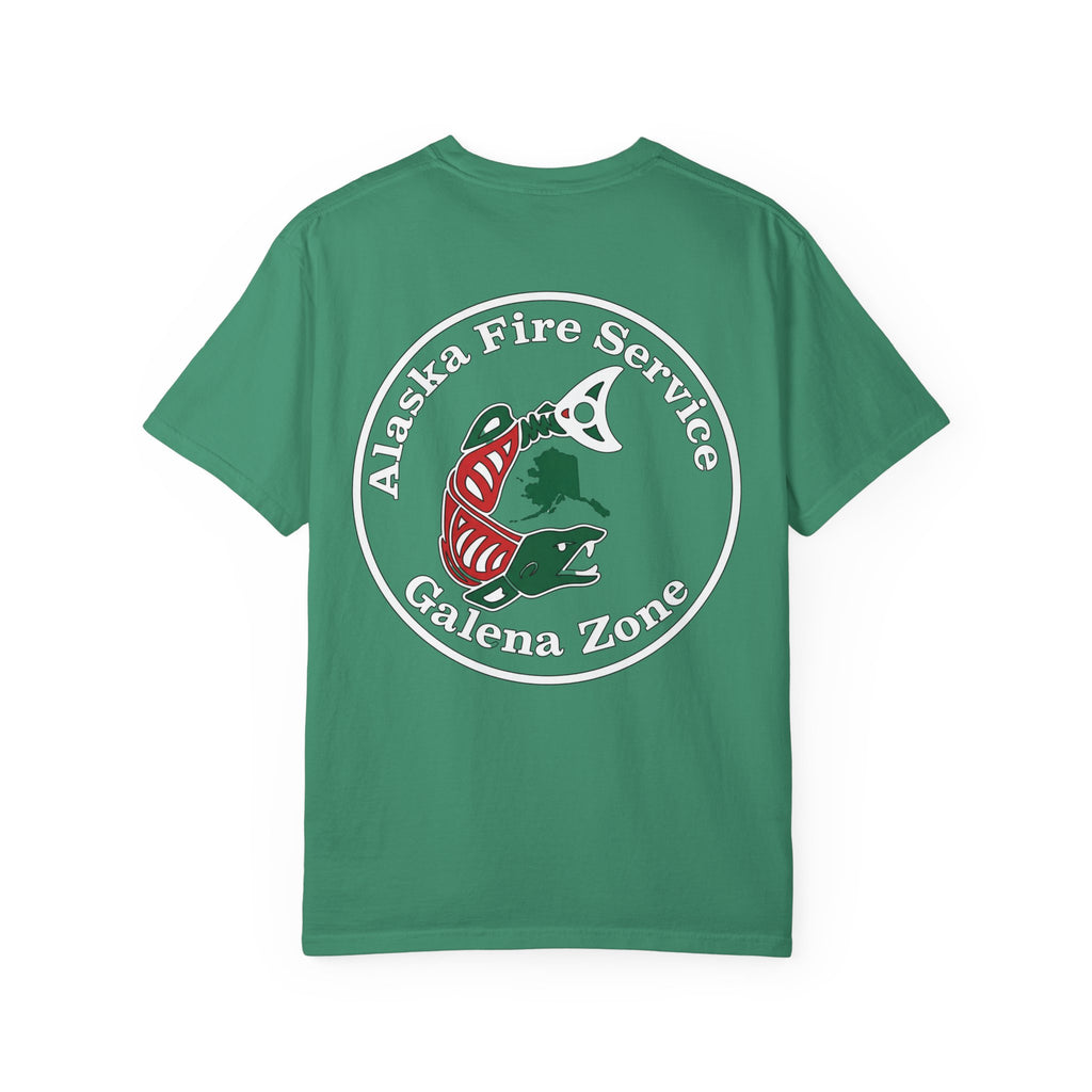 Alaska Fire Service Galena Zone T-Shirt — Salmon Emblem Tee