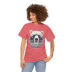 Bear in Water Graphic Tee – Gildan 5000 Heavy Cotton Shirt