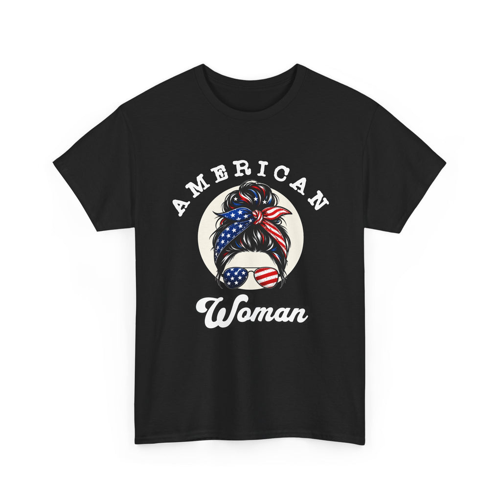 American Woman 4th of July T-Shirt — Summer Fun Patriotic Tee