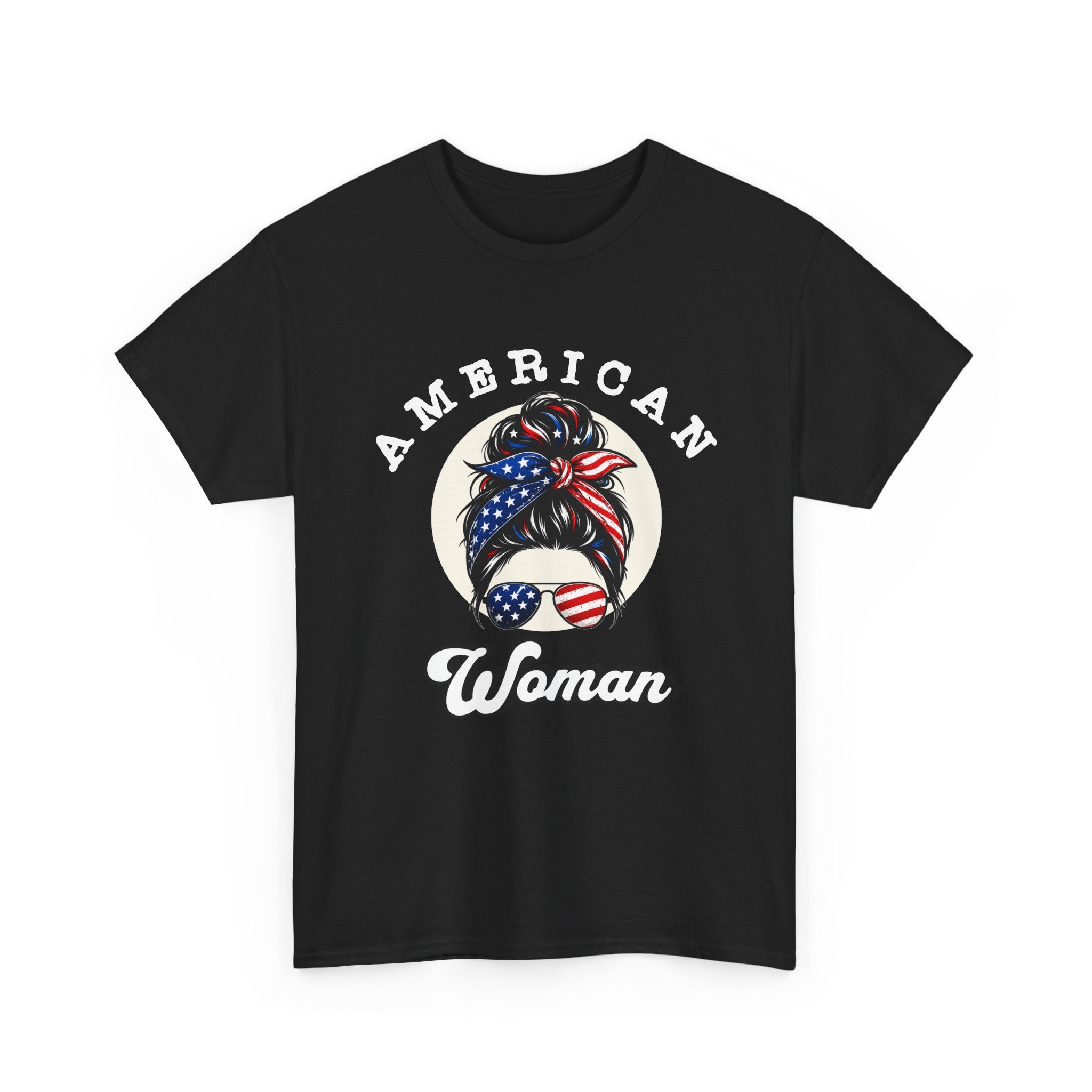 American Woman 4th of July T-Shirt — Summer Fun Patriotic Tee