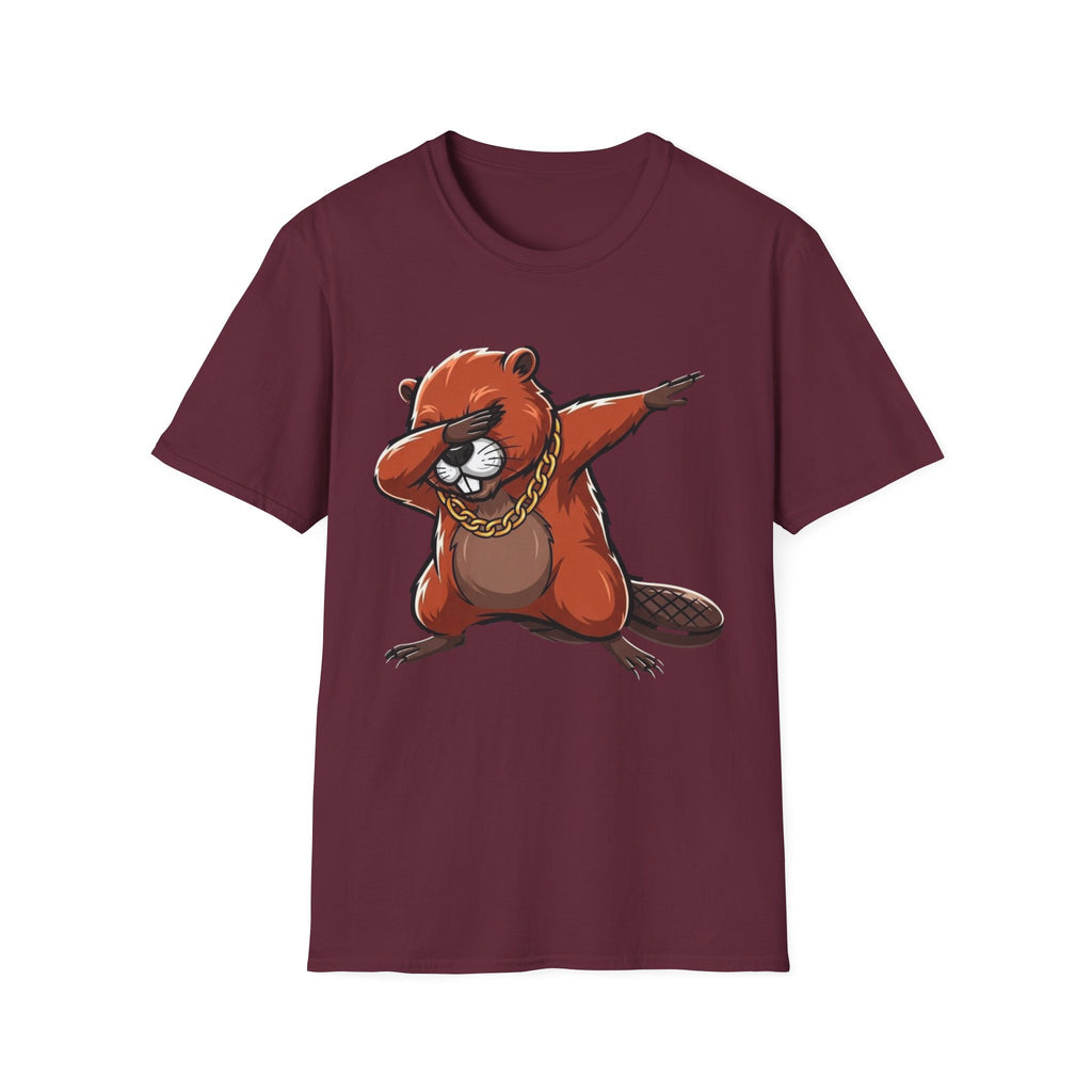 Dabbing Beaver T-Shirt – Funny Cartoon Animal
