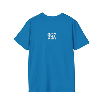 Cozy Cabin T-Shirt, Illustrative T-Shirt, Vintage Alaska Tee, Great Outdoors Wear, Unique Gift for Nature Lovers