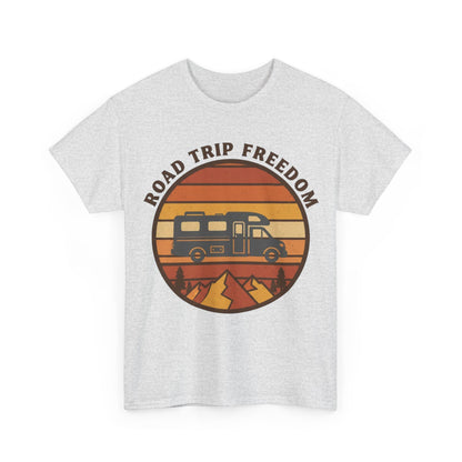 Road Trip Freedom – 70s Retro Adventure Tee