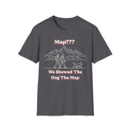 Hiking Line Art Tee – “We Showed The Dog The Map”