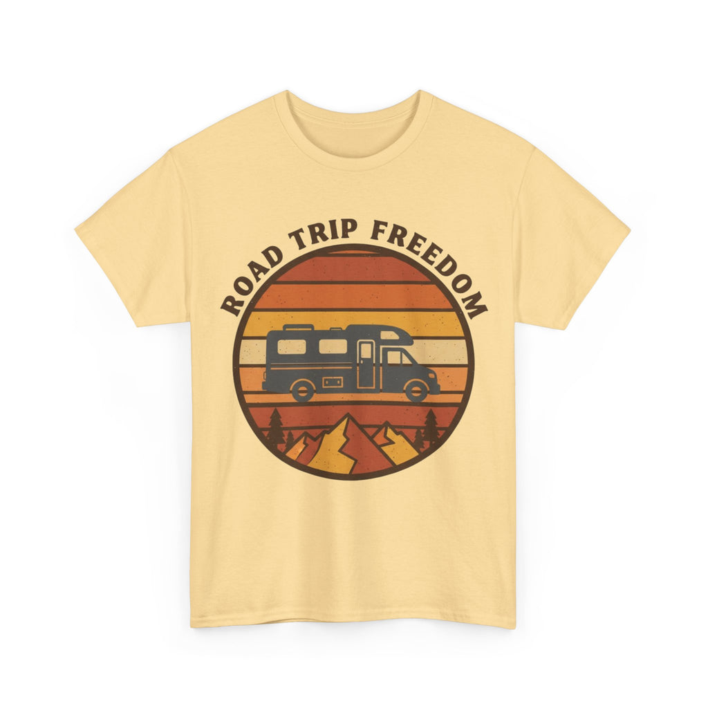 Road Trip Freedom – 70s Retro Adventure Tee