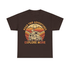 Road Trip Adventures – Explore More Retro Camper Tee