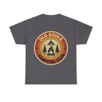 Old Souls Campfire Club Retro T-Shirt | Vintage Sunset Camping Tee