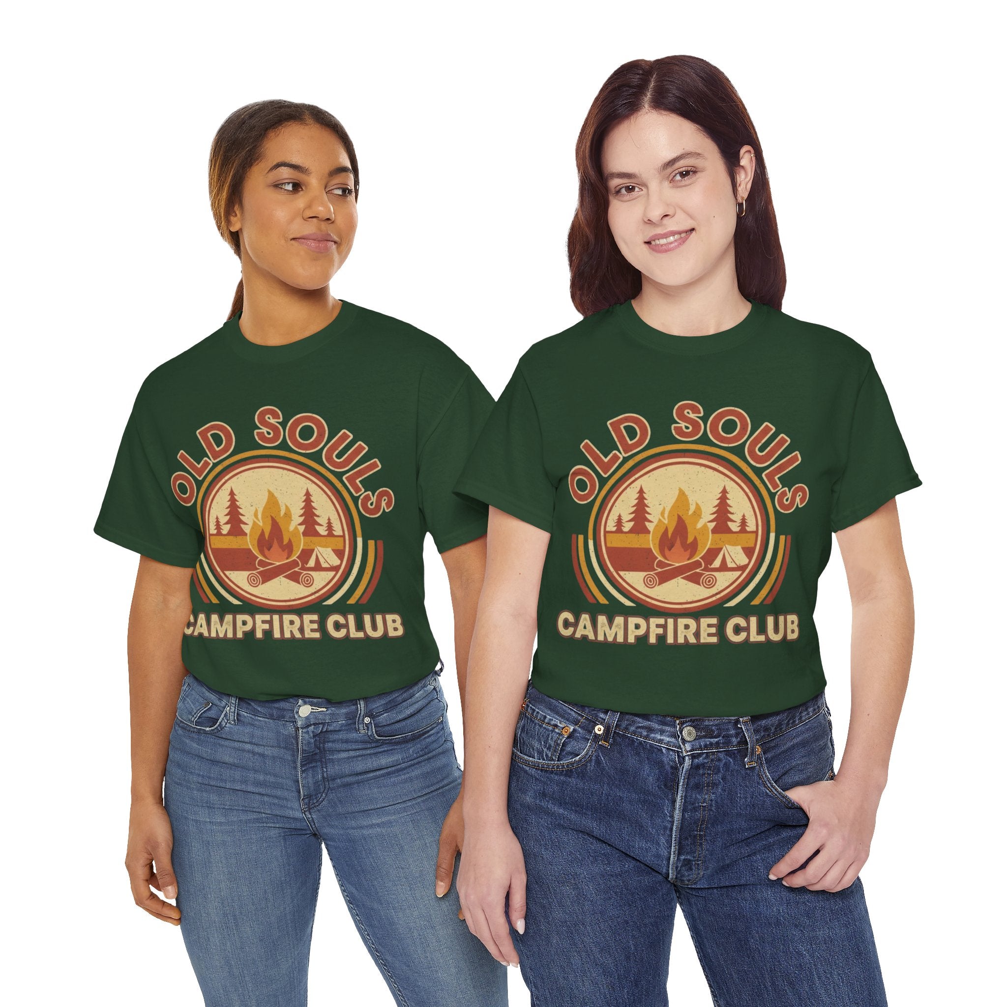 Retro Old Souls Campfire Club T-Shirt