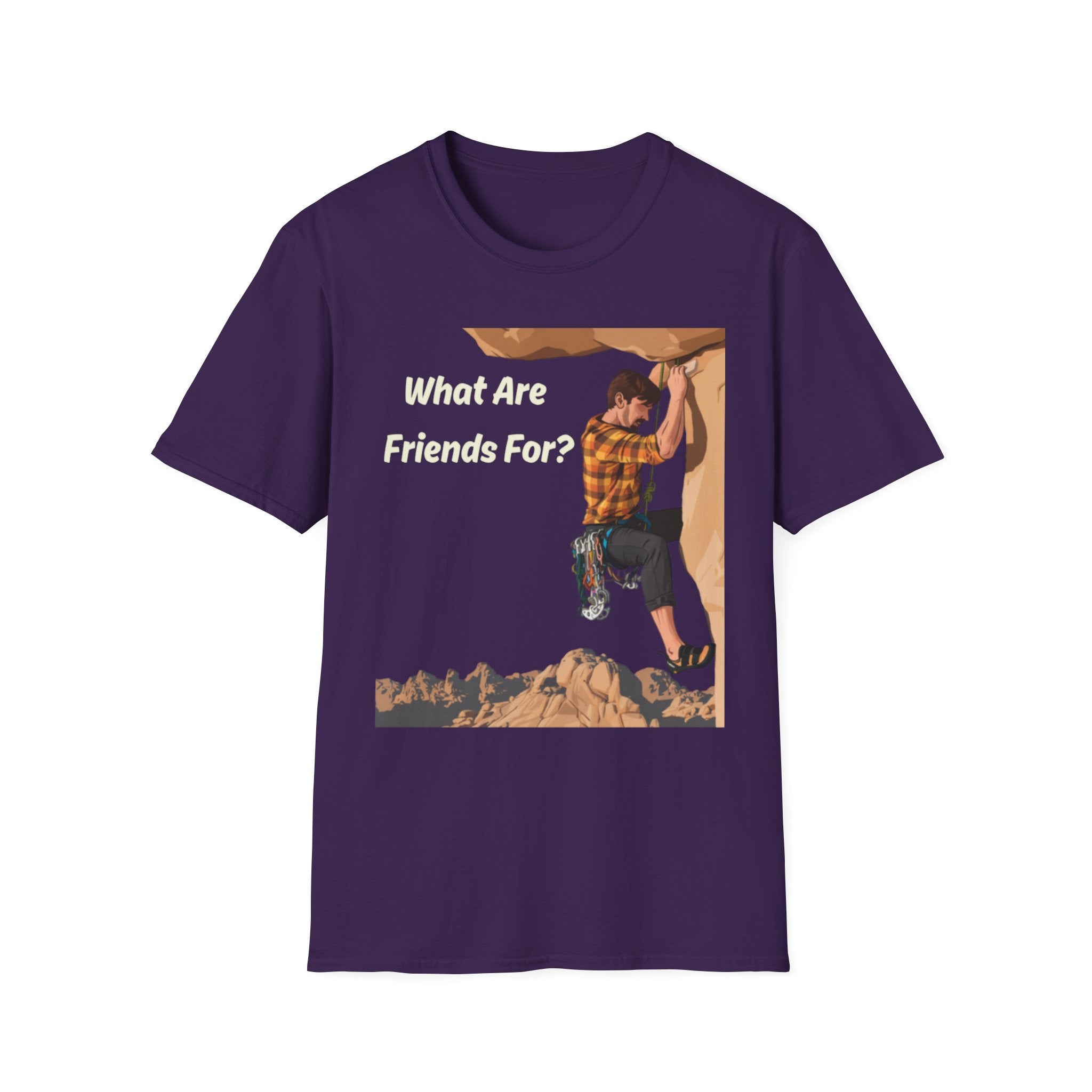 Climber on cliff T-Shirt
