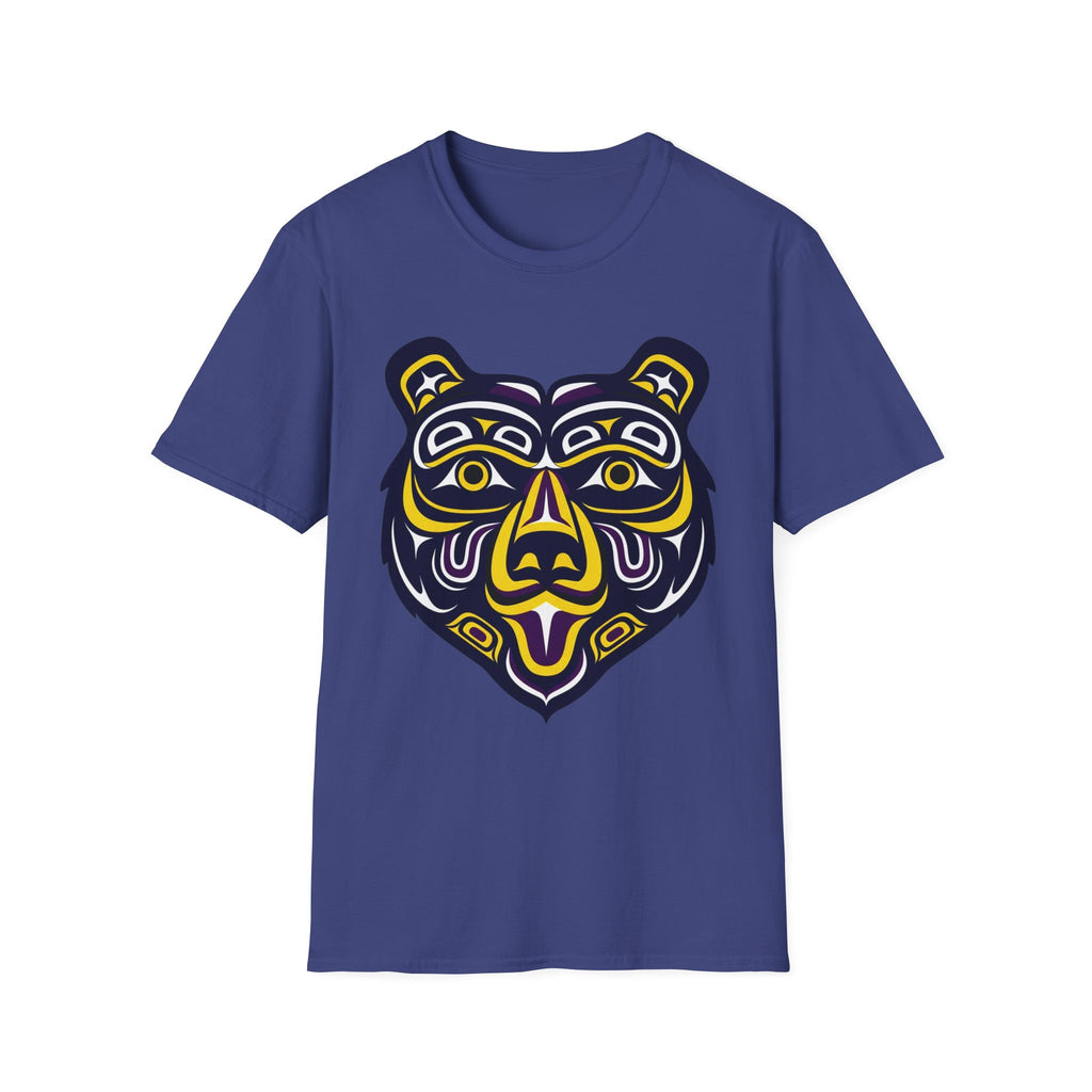 Tribal Spirit Bear T-Shirt – Bold Indigenous-Inspired Animal Art